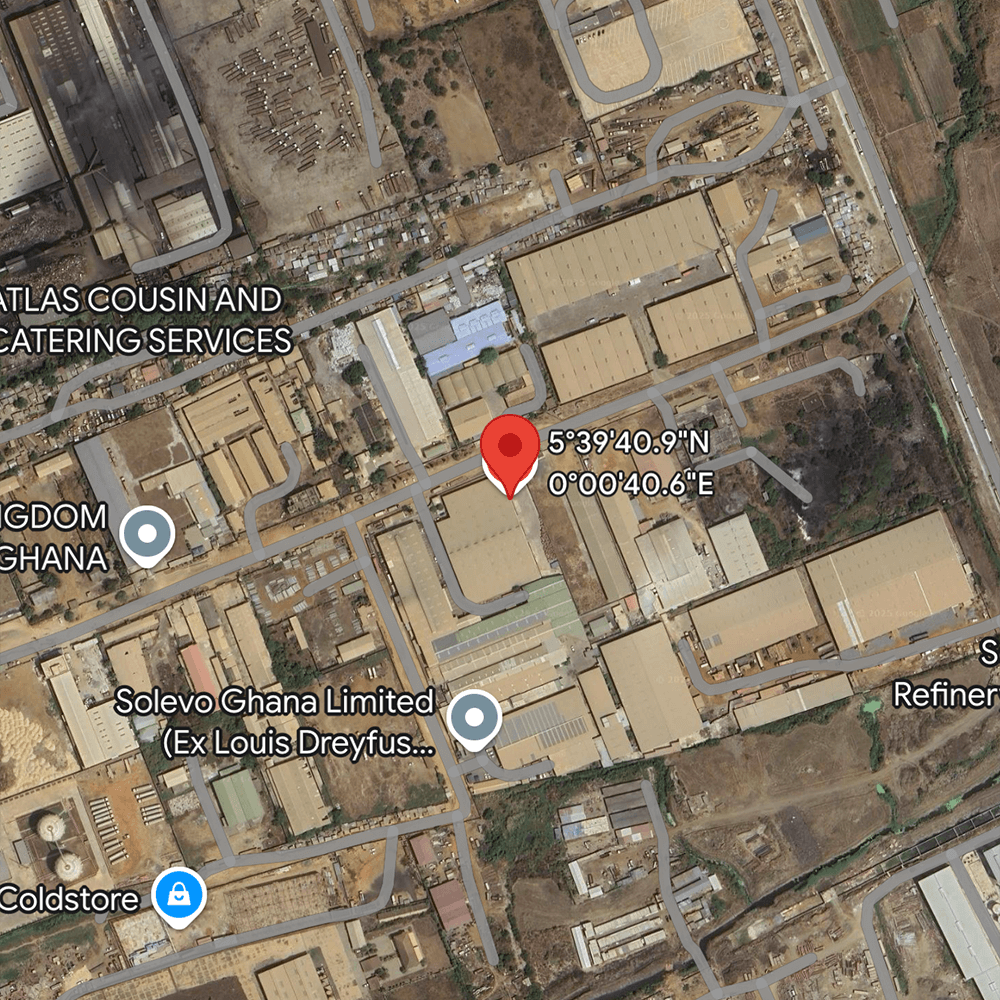 Map location of our Tema office